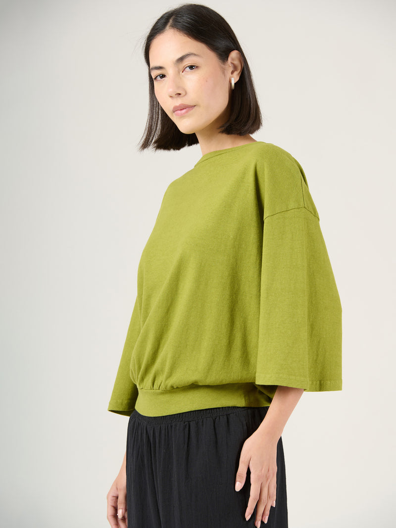 Heavyweight Hemp Organic Cotton Wide Sleeve T-Shirt - Forgotten Tribes