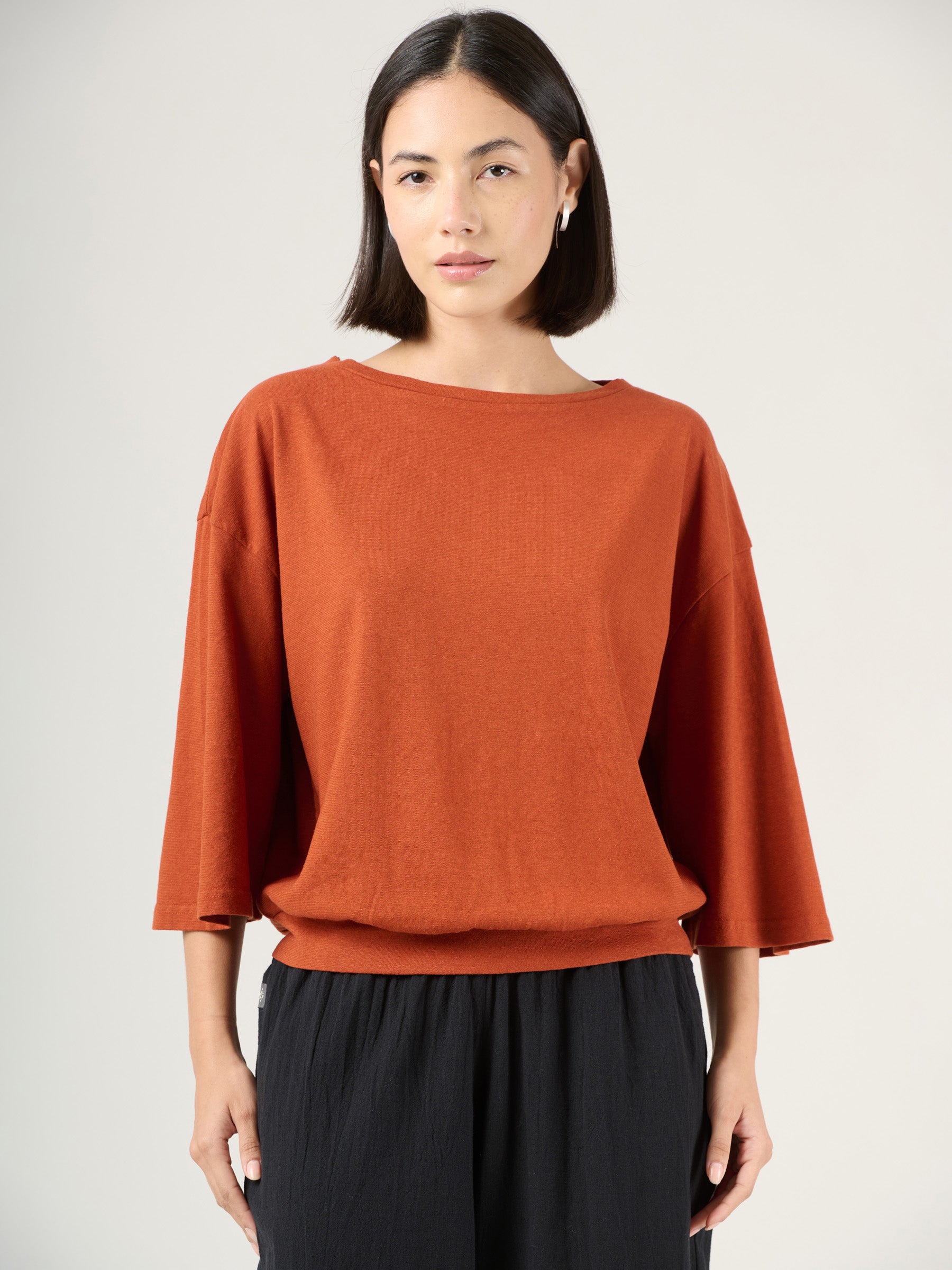 Hemp Organic Cotton Wide Sleeve T-Shirt