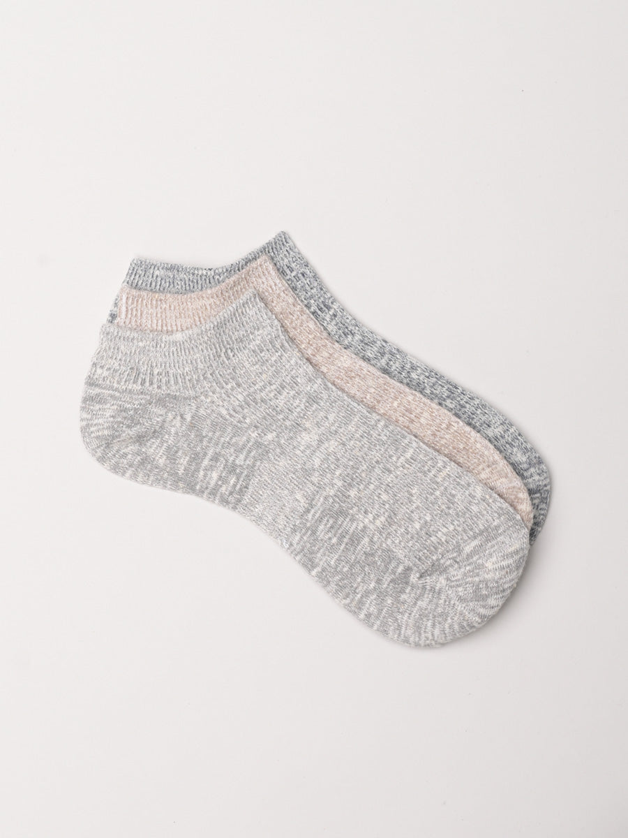 Hemp Cotton Melange Trainer Socks - Forgotten Tribes