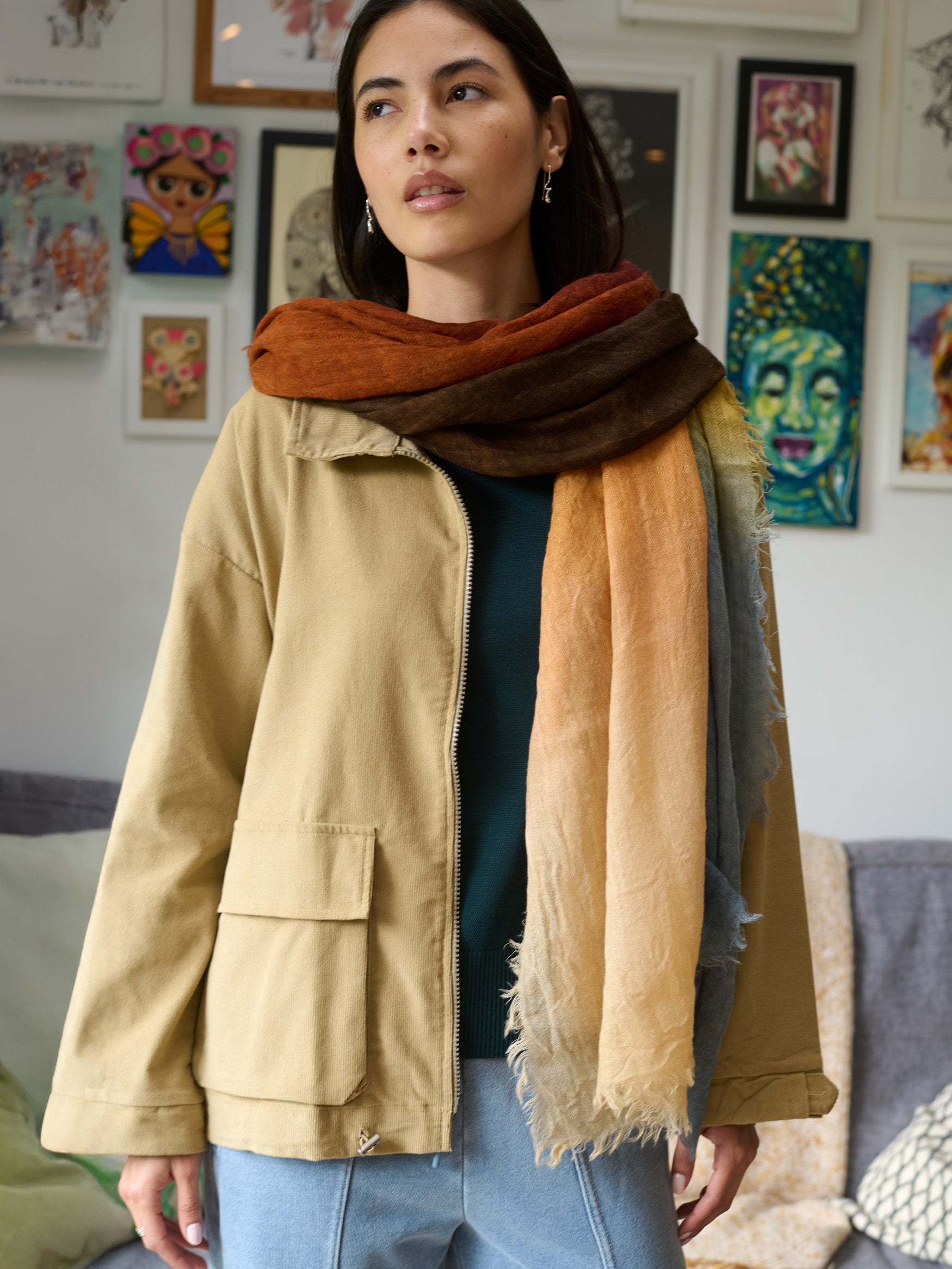 Foula - Cotton Needle Cord Workwear Jacket - Forgotten Tribes