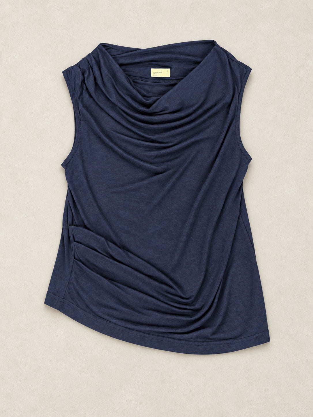 Lira - Hemp Viscose Asymmetric Sleeveless Top - Forgotten Tribes