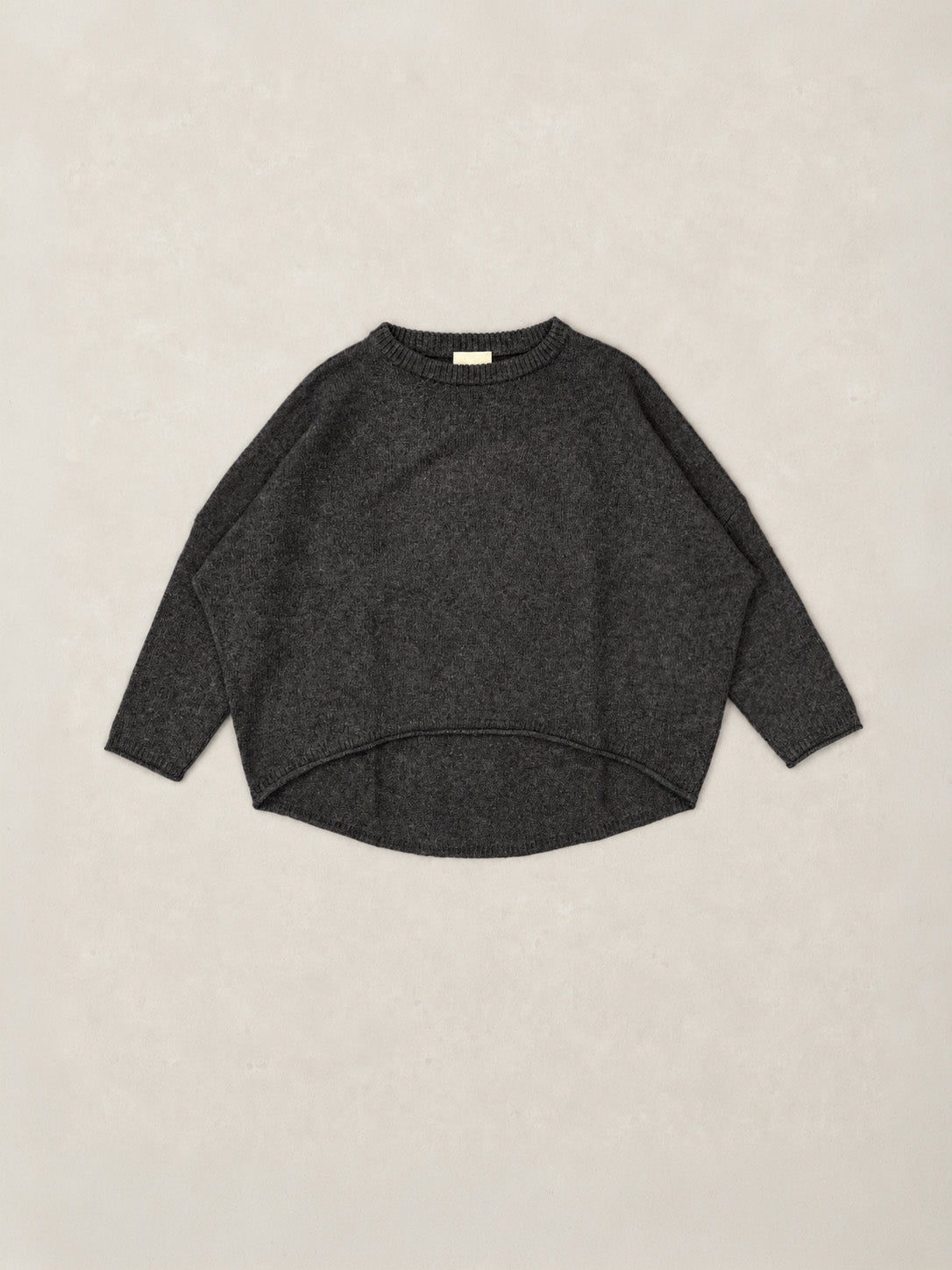 Mizumi - Merino Wool Bamboo Blend Oversized Jumper with Curved Back - Forgotten Tribes