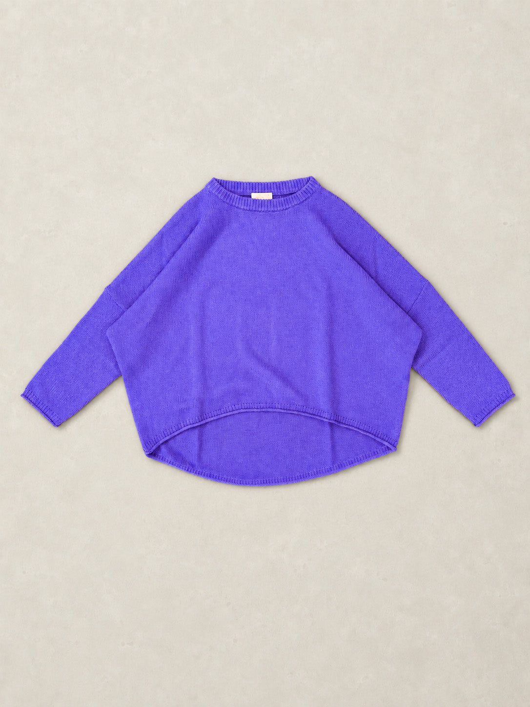 Mizumi - Merino Wool Bamboo Blend Oversized Jumper with Curved Back - Forgotten Tribes
