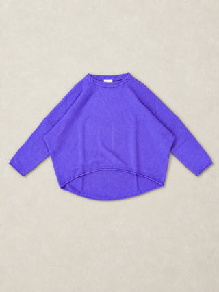 Mizumi - Merino Wool Bamboo Blend Oversized Jumper with Curved Back - Forgotten Tribes