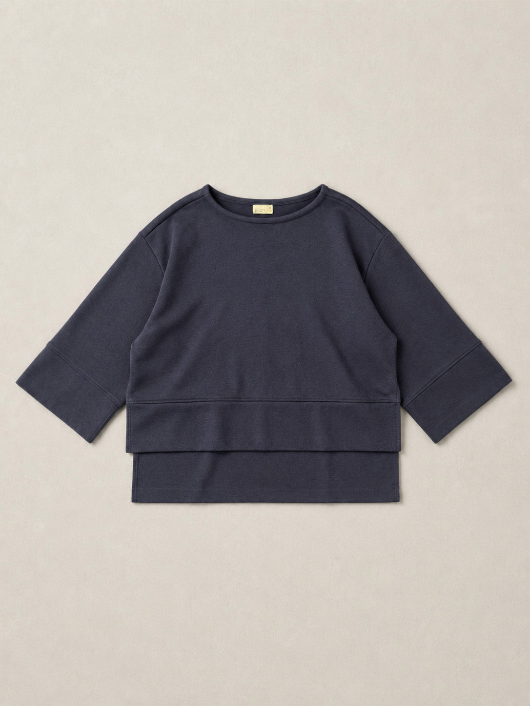 Noshiro - Hemp Organic Cotton Interlock Boat Neck Top - Forgotten Tribes