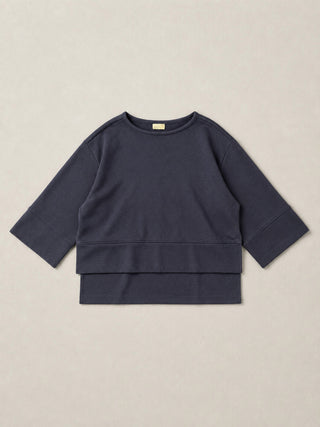 Noshiro - Hemp Organic Cotton Interlock Boat Neck Top