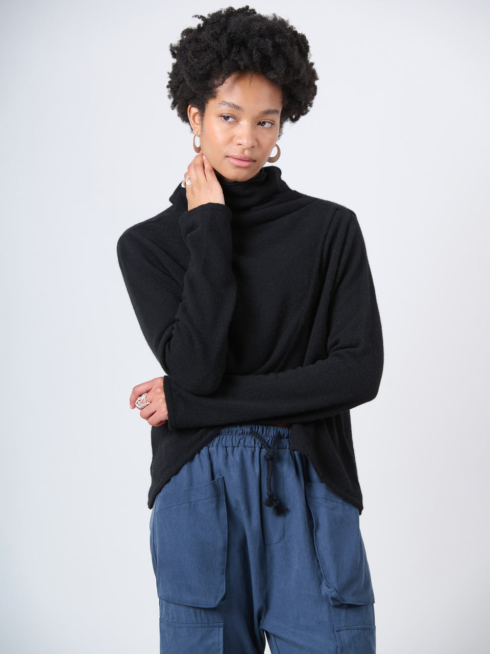 Layered Wool Blend Sweater main image 0