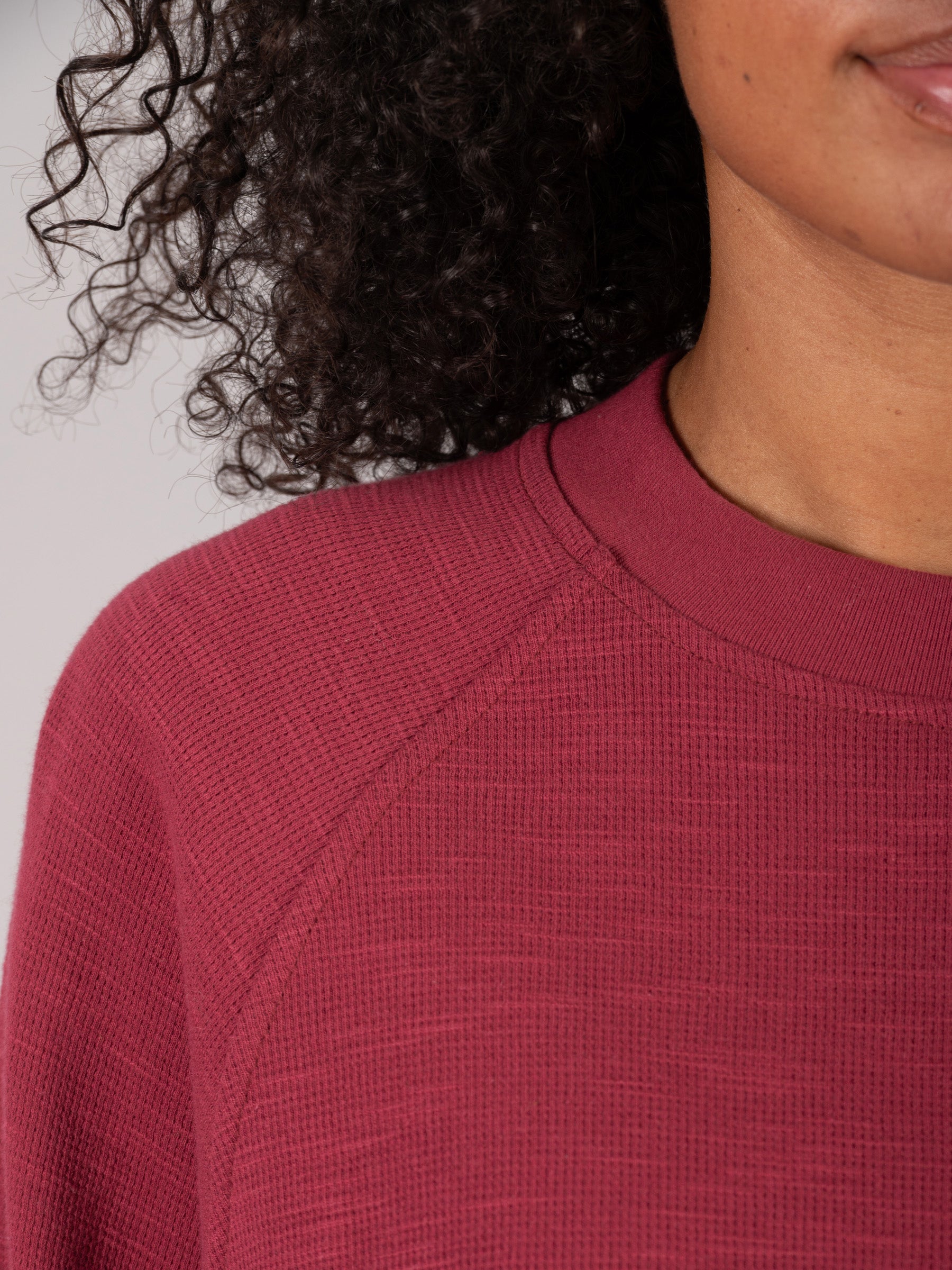 Yasai - Waffle Cotton Raglan Wide Sleeve T-shirt - Forgotten Tribes