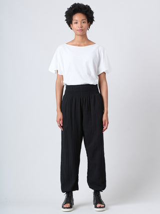 Harem Pants 2.0 - Crinkle Cotton Gauze High Crotch - Forgotten Tribes