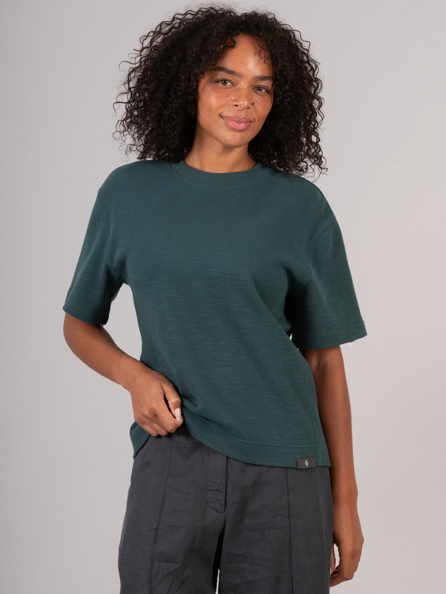 Vigo - Waffle Cotton Short Sleeve T-shirt