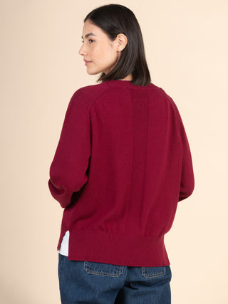 Senja - Cotton Cashmere Blend Balloon Sleeve Sweater - Forgotten Tribes