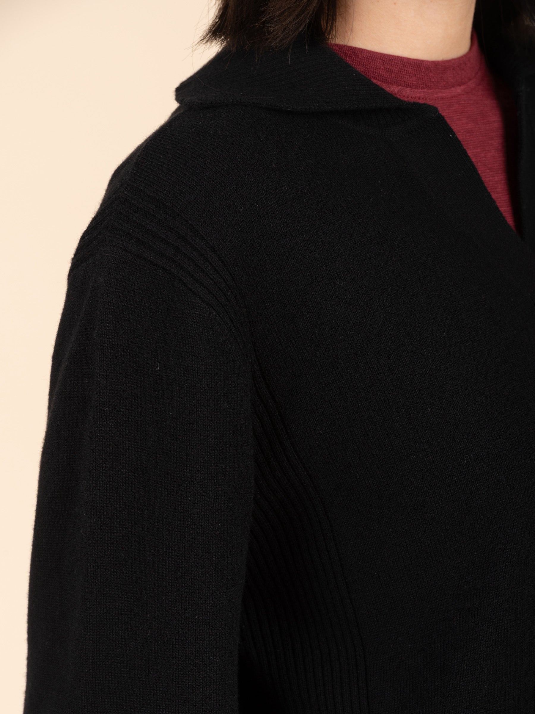 Shima - Cotton Cashmere Blend Polo Sweater - Forgotten Tribes