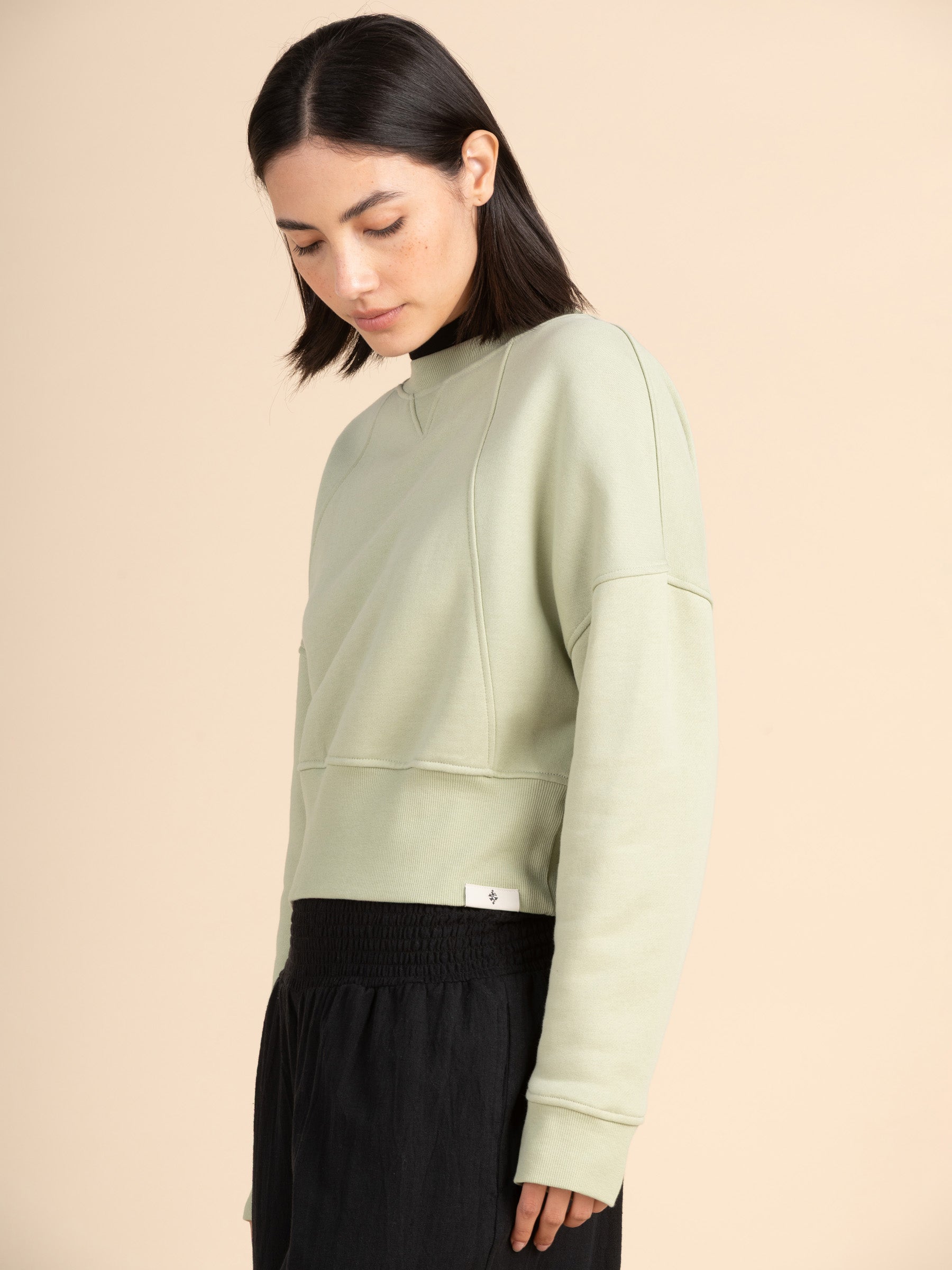 Rapa - Cotton Fleece Cropped Sweatshirt - Forgotten Tribes