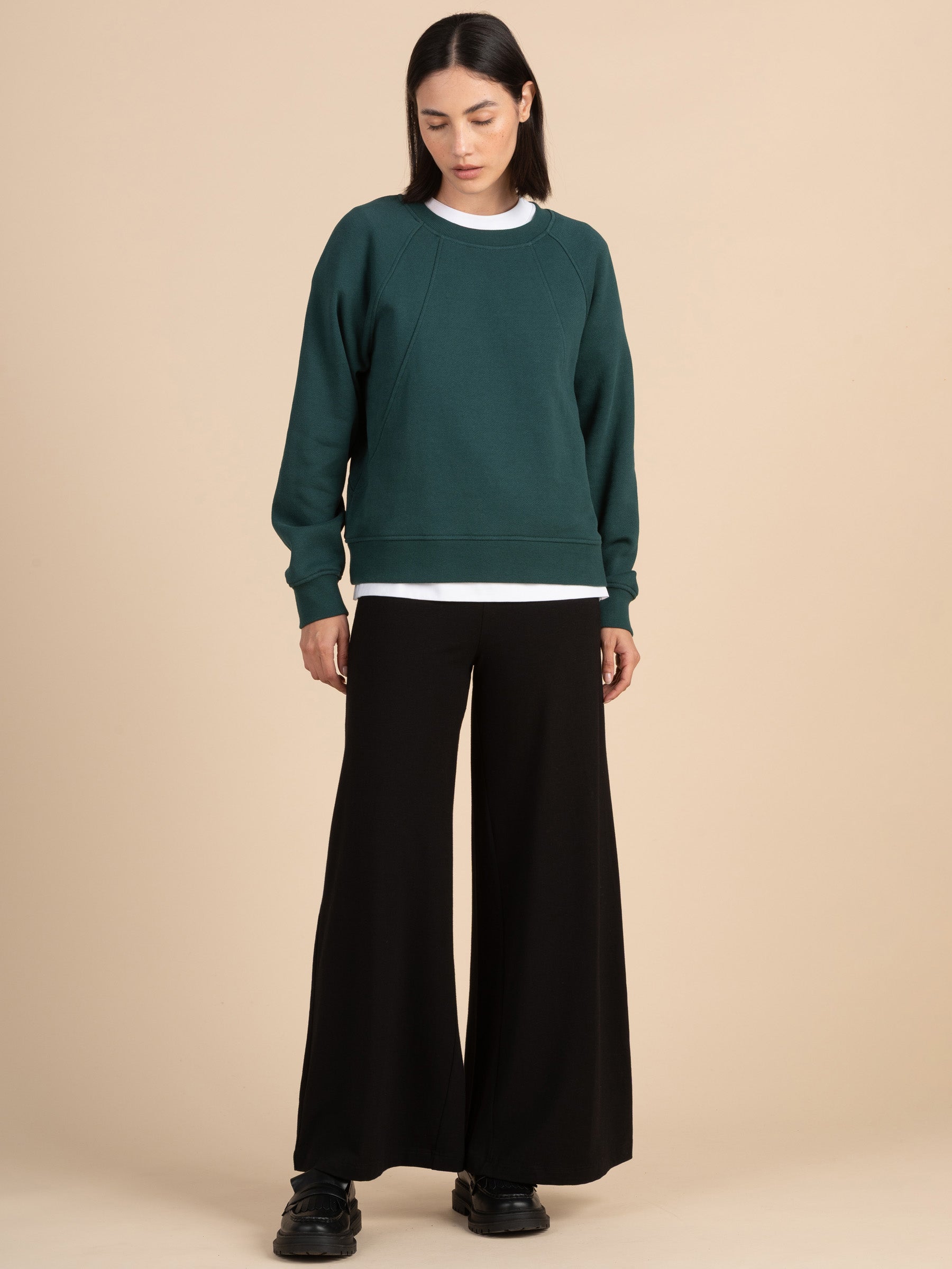 Sami - Hemp Organic Cotton Fleece Crewneck Raglan Sweatshirt
