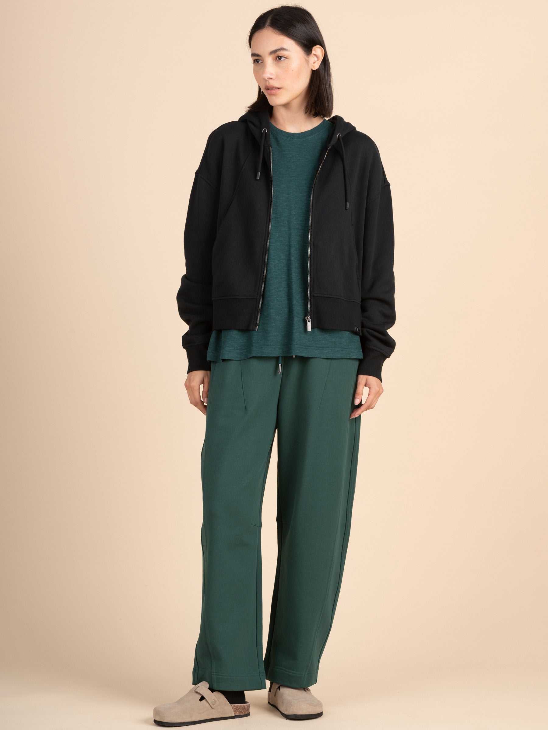 Fogo - Cotton Fleece Zip Up Hoodie