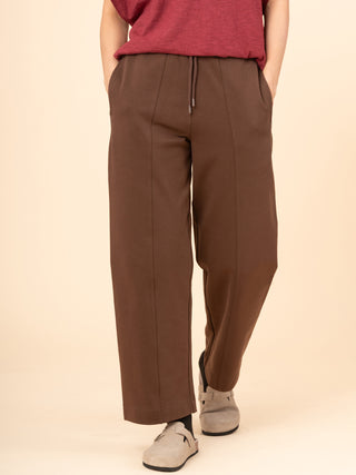 Sable - Cotton Fleece Straight Leg Trousers - Forgotten Tribes