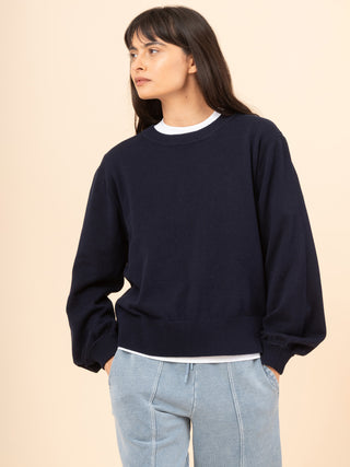 Senja - Cotton Cashmere Blend Balloon Sleeve Sweater - Forgotten Tribes