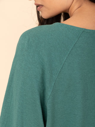 Yasai 2 - Hemp Organic Cotton Raglan Wide Sleeve T-shirt - Forgotten Tribes