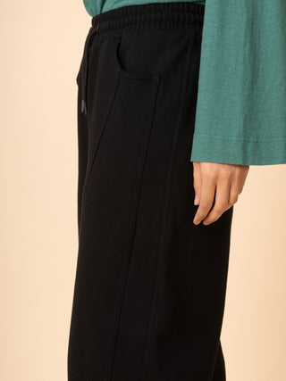 Paxi - Cotton Fleece Barrel Leg Trousers - Forgotten Tribes