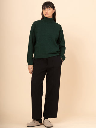 Kume - Cotton Cashmere Blend Turtle Neck Sweater - Forgotten Tribes