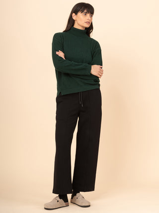 Kume - Cotton Cashmere Blend Turtle Neck Sweater - Forgotten Tribes