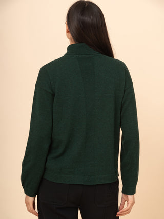 Kume - Cotton Cashmere Blend Turtle Neck Sweater - Forgotten Tribes