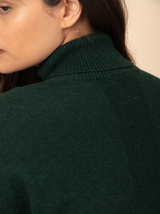 Kume - Cotton Cashmere Blend Turtle Neck Sweater - Forgotten Tribes