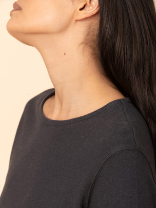 Gili 2 - Hemp Organic Cotton Side Panel Long Sleeve T-shirt - Forgotten Tribes