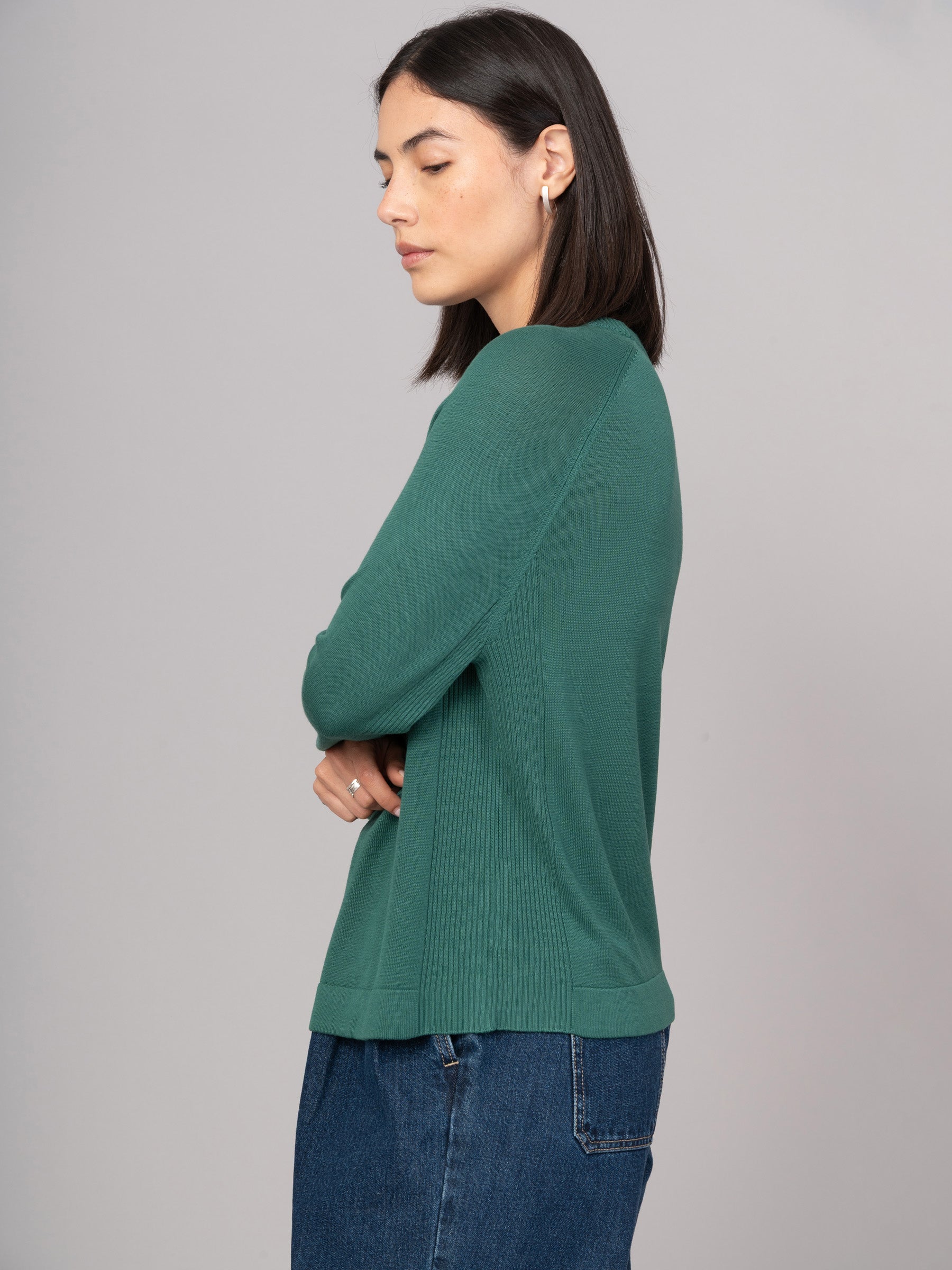 Anthea - Bamboo Viscose Raglan Sweater - Forgotten Tribes