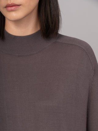 Lanka - Bamboo Viscose High Neck Sweater With Shoulder Yoke - Forgotten Tribes