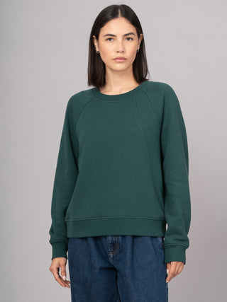 Sami - Hemp Organic Cotton Fleece Crewneck Raglan Sweatshirt - Forgotten Tribes