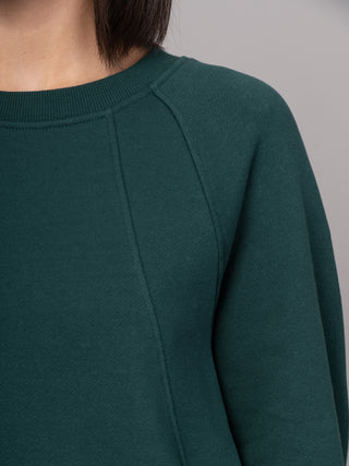 Sami - Hemp Organic Cotton Fleece Crewneck Raglan Sweatshirt - Forgotten Tribes