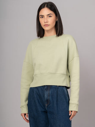 Rapa - Cotton Fleece Cropped Sweatshirt - Forgotten Tribes