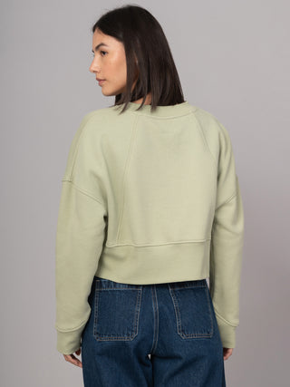 Rapa - Cotton Fleece Cropped Sweatshirt - Forgotten Tribes
