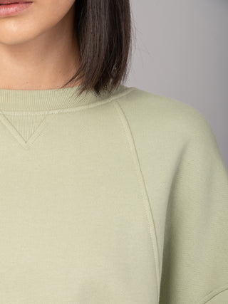 Rapa - Cotton Fleece Cropped Sweatshirt - Forgotten Tribes