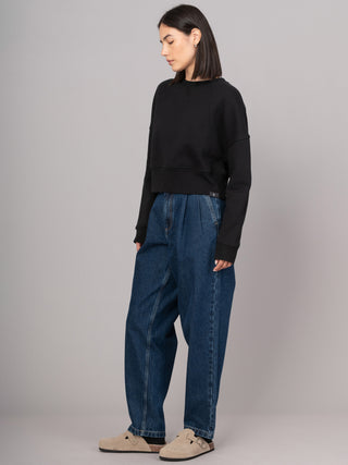 Rapa - Cotton Fleece Cropped Sweatshirt - Forgotten Tribes