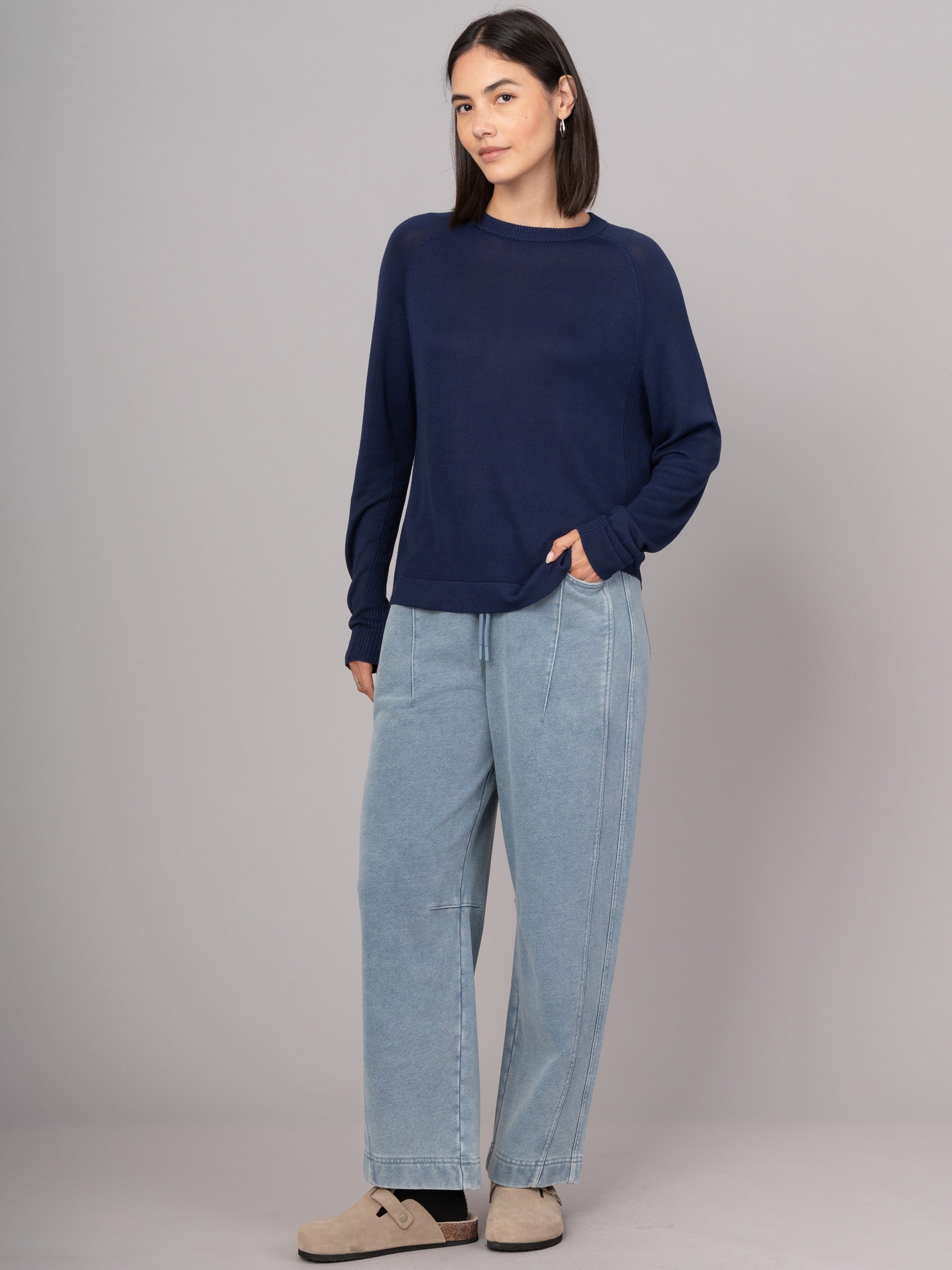 Anthea - Bamboo Viscose Raglan Sweater - Forgotten Tribes