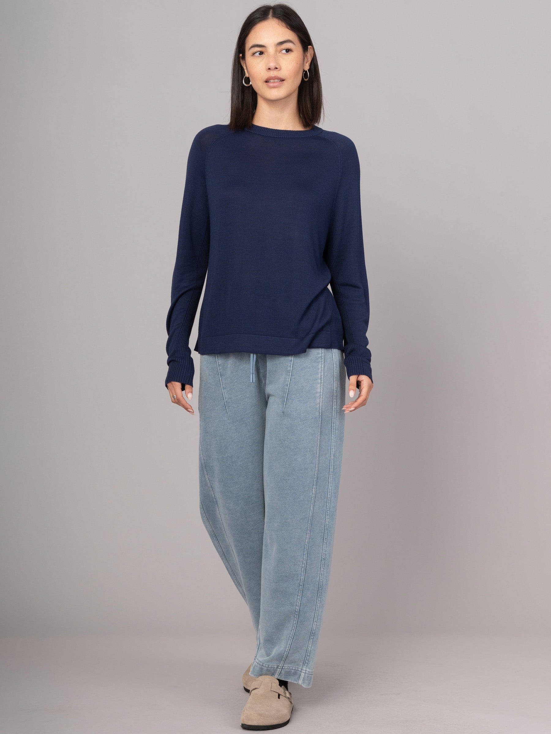 Anthea - Bamboo Viscose Raglan Sweater - Forgotten Tribes