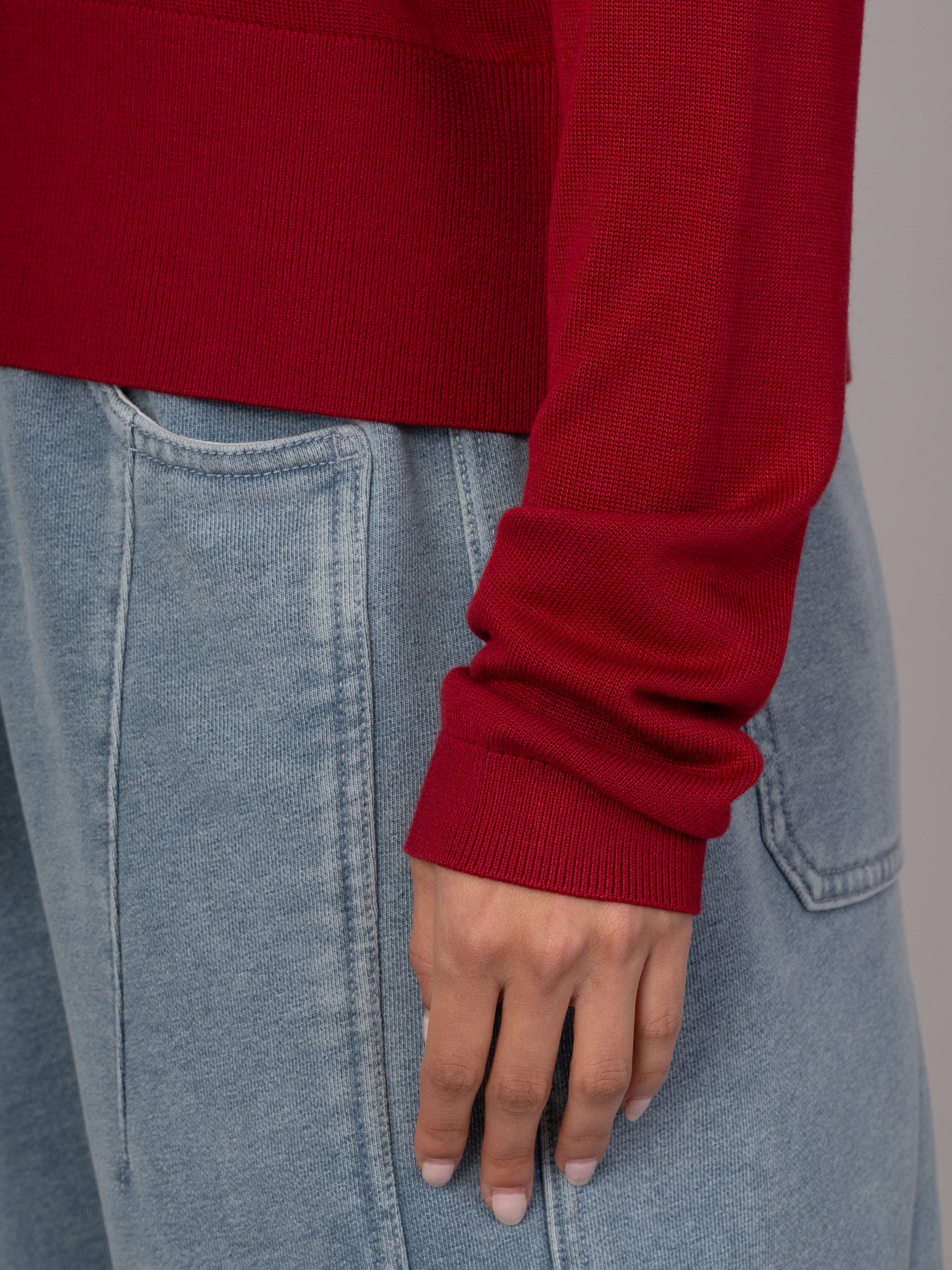 Lanka - Bamboo Viscose High Neck Sweater With Shoulder Yoke - Forgotten Tribes