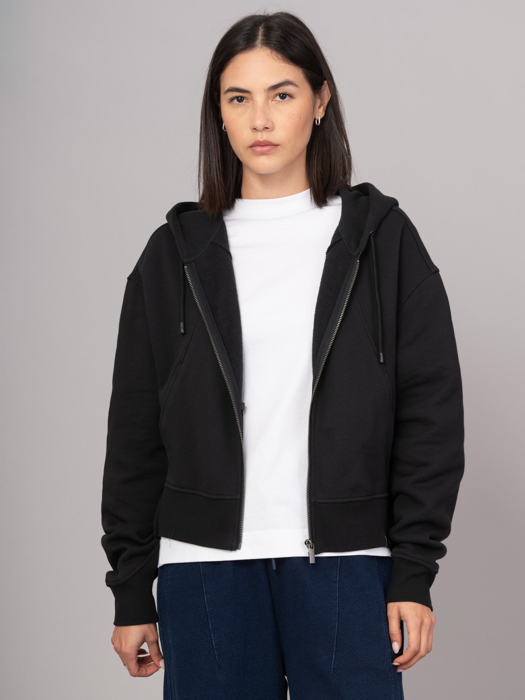 Fogo - Cotton Fleece Zip Up Hoodie