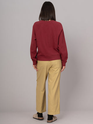 Sami - Hemp Organic Cotton Fleece Crewneck Raglan Sweatshirt - Forgotten Tribes