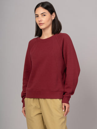 Sami - Hemp Organic Cotton Fleece Crewneck Raglan Sweatshirt - Forgotten Tribes
