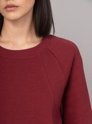 Sami - Hemp Organic Cotton Fleece Crewneck Raglan Sweatshirt - Forgotten Tribes