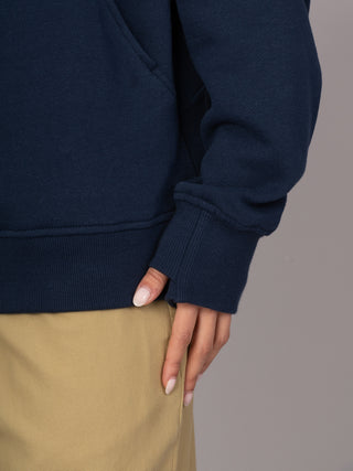 Sark - Hemp Organic Cotton Fleece Quarter Zip Sweatshirt - Forgotten Tribes