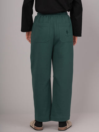 Paxi - Cotton Fleece Barrel Leg Trousers - Forgotten Tribes