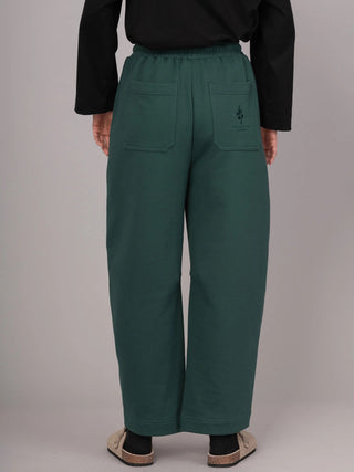 Paxi - Cotton Fleece Barrel Leg Trousers - Forgotten Tribes