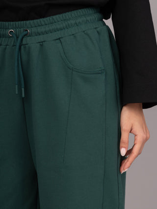 Paxi - Cotton Fleece Barrel Leg Trousers - Forgotten Tribes