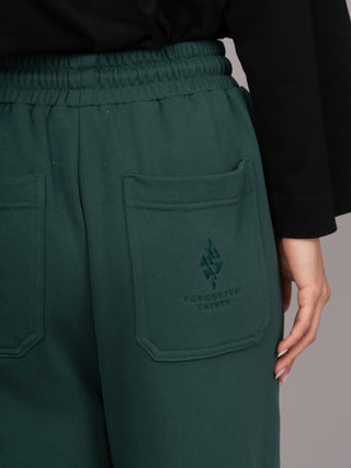 Paxi - Cotton Fleece Barrel Leg Trousers - Forgotten Tribes