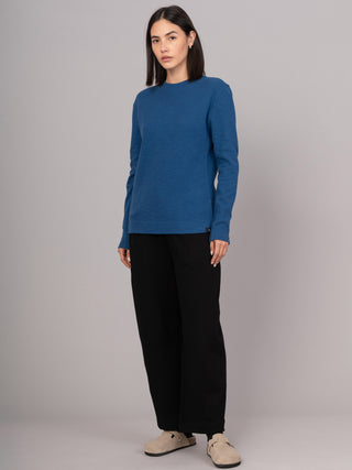 Gili 1 - Waffle Cotton Side Panel Long Sleeve T-shirt - Forgotten Tribes