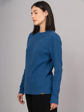 Gili 1 - Waffle Cotton Side Panel Long Sleeve T-shirt - Forgotten Tribes